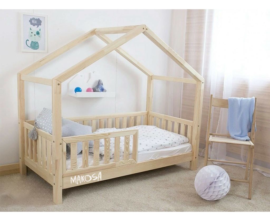 картинка Детская кровать домик из массива Баунти от магазина makosa.ru